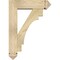 Ekena Millwork Merced Arts and Crafts Rough Sawn Bracket w/ Offset Brace, Douglas Fir, 6"W x 20"D x 28"H BKT0604X20X28MRC03RDF - alternate 4